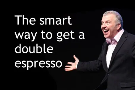 The smart way to get a double espresso