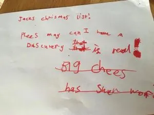 Jack's Christmas List