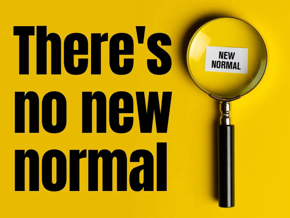 There's No New Normal