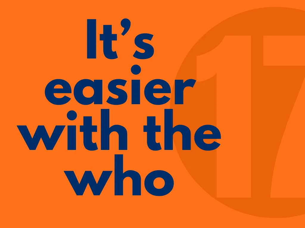 It's Easier With The Who