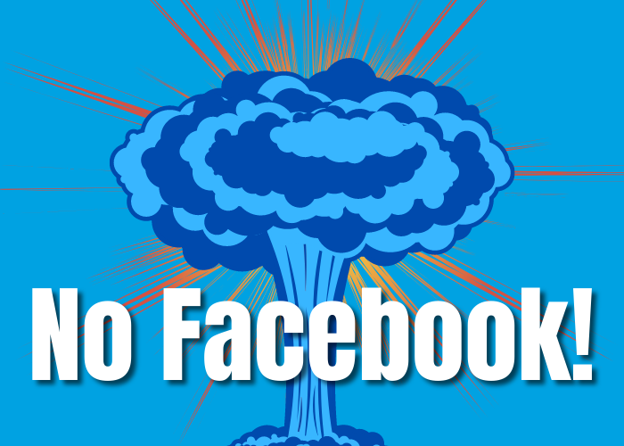 No Facebook