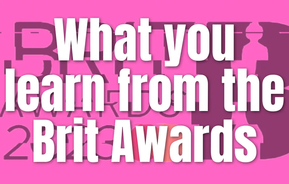 What you learn from the Brit Awards