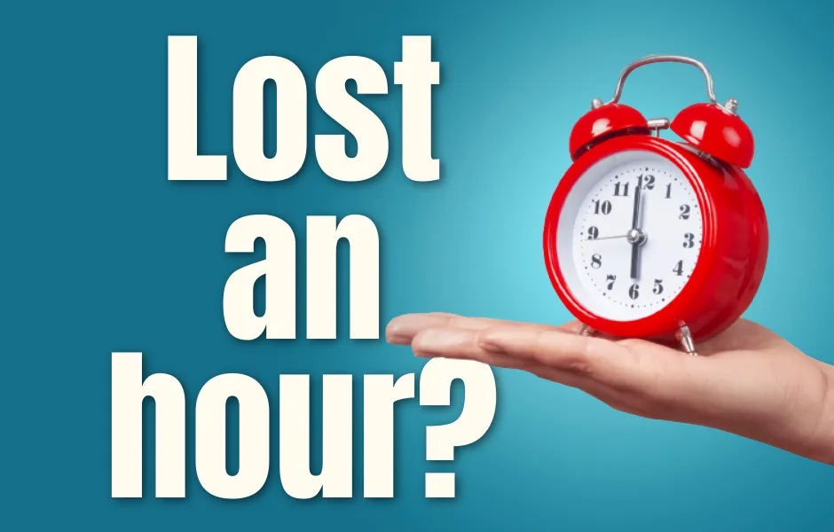 Lost an hour?