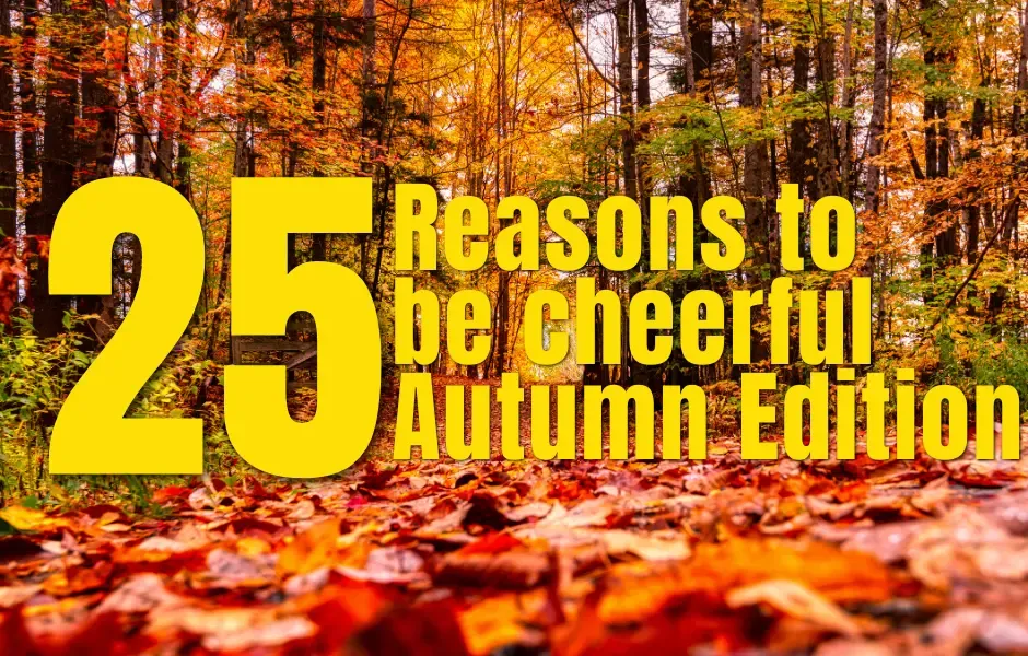 25 Reasons to Be Cheerful – Autumn Edition