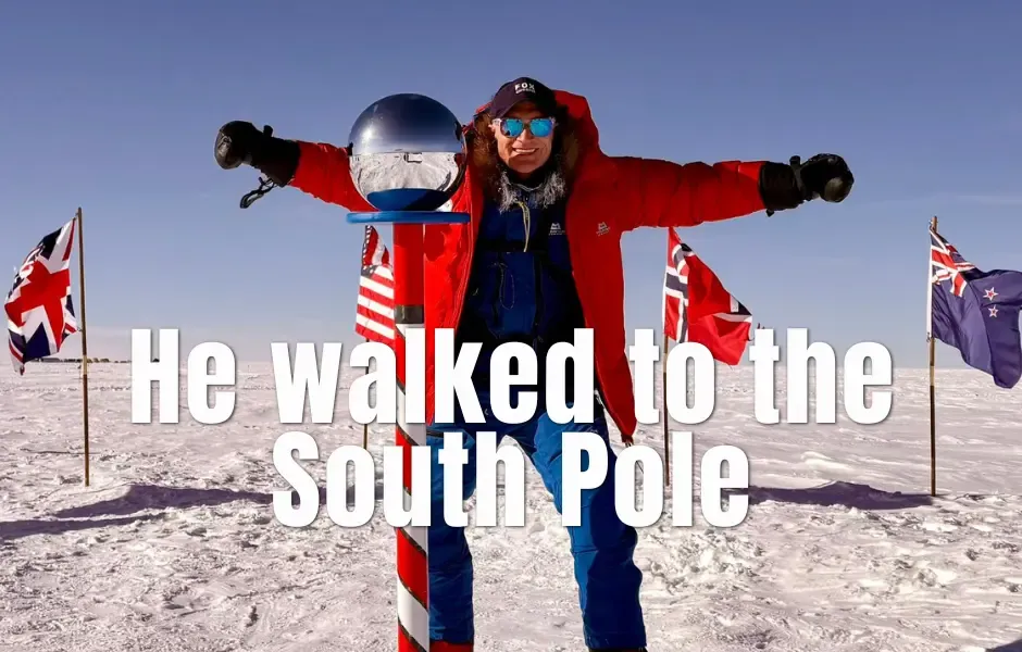 He Walked To The South Pole