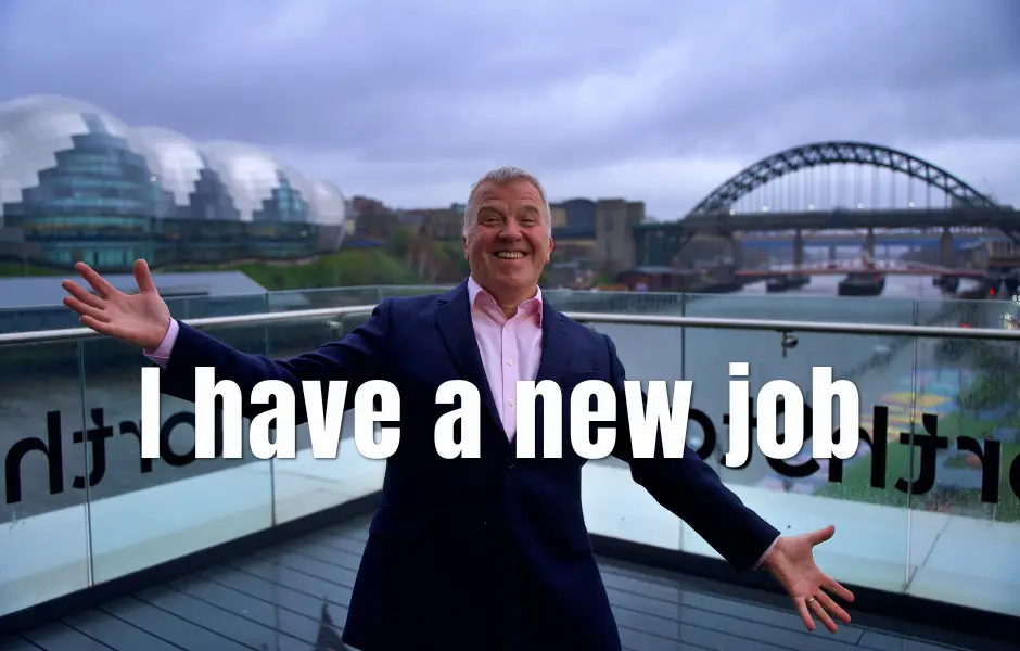 I have a new job!