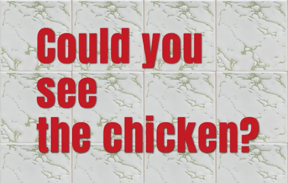 Could You See The Chicken?